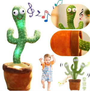 Танцующий кактус поющий 120 песен с подсветкой Dancing Cactus