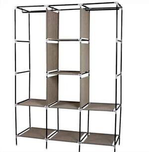 Складной каркасный тканевый шкаф Storage Wardrobe на три секции 130*45*175